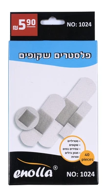 1024 פלסטרים MIX שקוף enolla